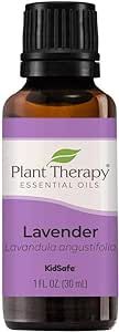 Plant Therapy Lavender Essential Oil 100% Pure, Undiluted, Natural Aromatherapy, Therapeutic Grade 30 mL (1 oz)