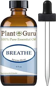 Breathe Essential Oil Blend 4oz Respiratory 100% Pure Therapeutic Grade.