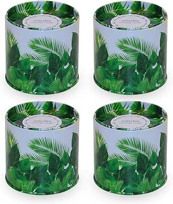 Citronella Candles Outdoor Lemongrass Scented Candles 30OZ 4 Pack with Pure Citronella Oil and Natural Soy Wax Long Lasting Burning for Home Decor Gardon Patio Balcony